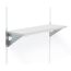 Regalset für Gerätehaus SkyLight und Rubicon silber/weiß 30,5 x 84,7 cm, 3er-Pack