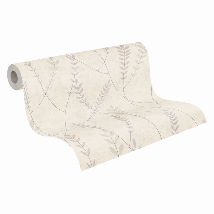 Vliestapete 'Nordic Feeling' Ranke grau 10,05 x 0,53 m