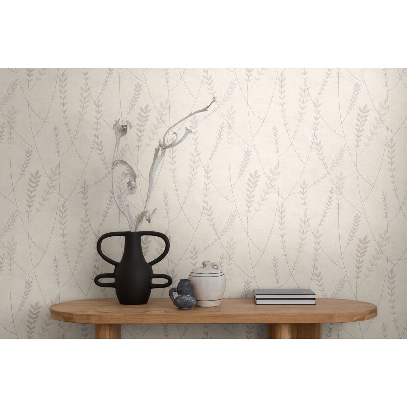 Vliestapete 'Nordic Feeling' Ranke grau 10,05 x 0,53 m