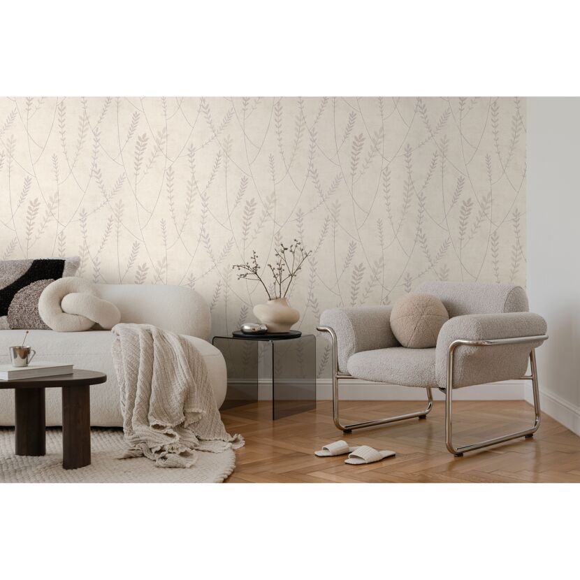 Vliestapete 'Nordic Feeling' Ranke grau 10,05 x 0,53 m