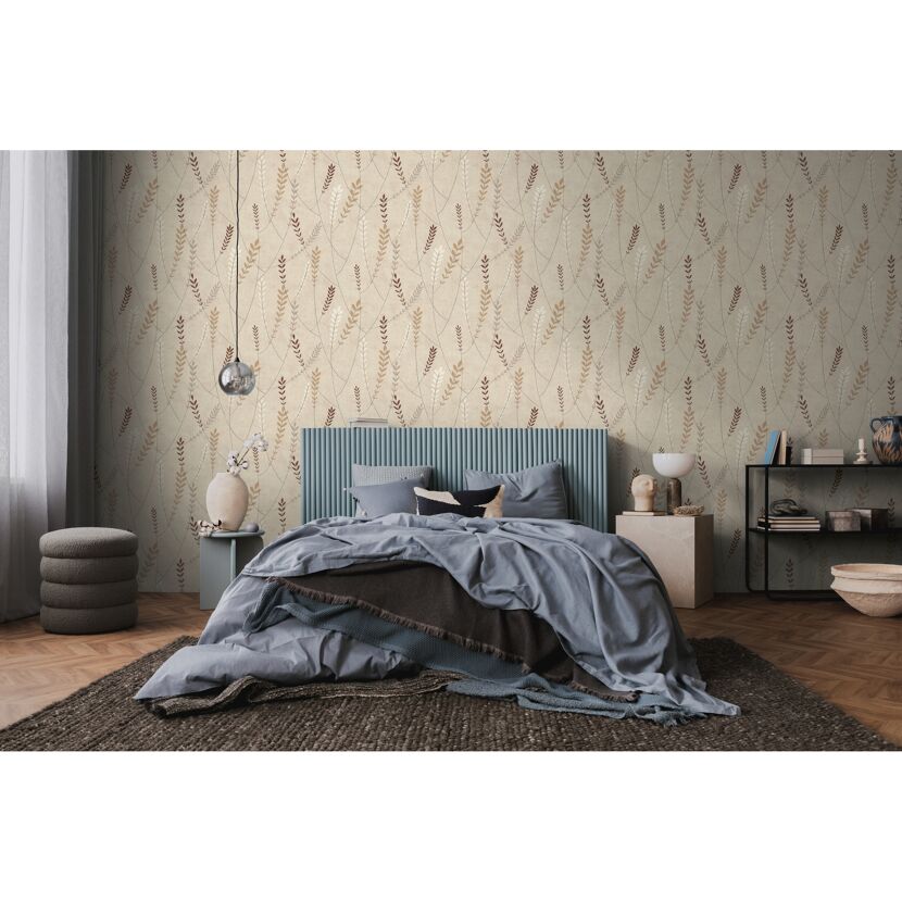 Vliestapete 'Nordic Feeling' Ranke beige 10,05 x 0,53 m