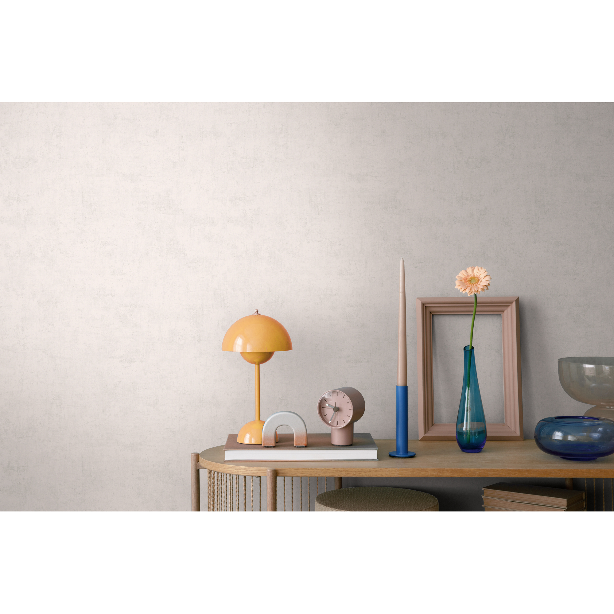 Vliestapete 'Nordic Feeling' Uni grau 10,05 x 0,53 m