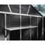 Regalset für Gerätehaus Yukon silber/weiß 35 x 104 cm, 4er-Pack