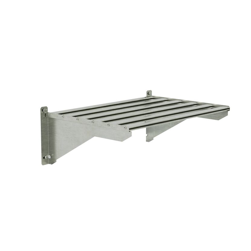 Schwerlastregal für Gewächshaus silber 42,2 x 62,2 cm