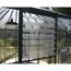 Seitliches Lamellenfenster für Gewächshaus silber 61 x 64 cm Polycarbonat