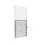 Seitliches Lamellenfenster für Gewächshaus silber 61 x 64 cm Polycarbonat