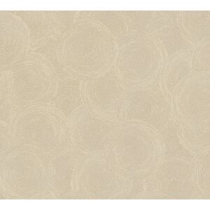Vliestapete 'Hygge 3' Kreise gold 10,05 x 0,53 m