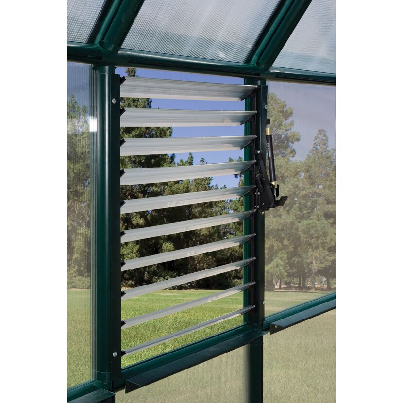 Automatischer Lamellenfensteröffner für Gewächshaus schwarz 5,5 x 6 cm