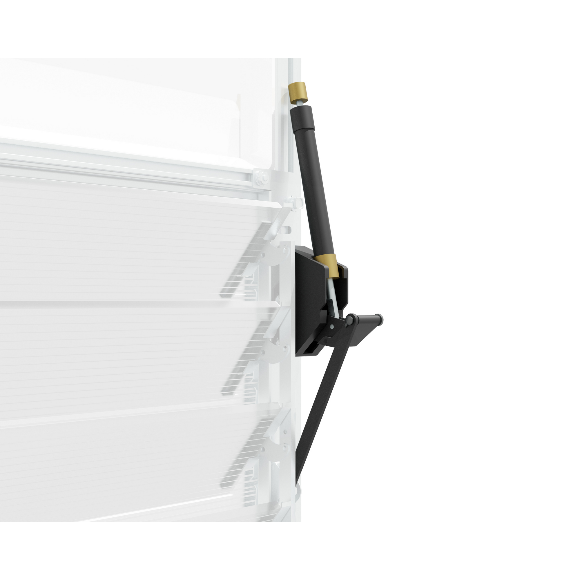 Automatischer Lamellenfensteröffner für Gewächshaus schwarz 5,5 x 6 cm