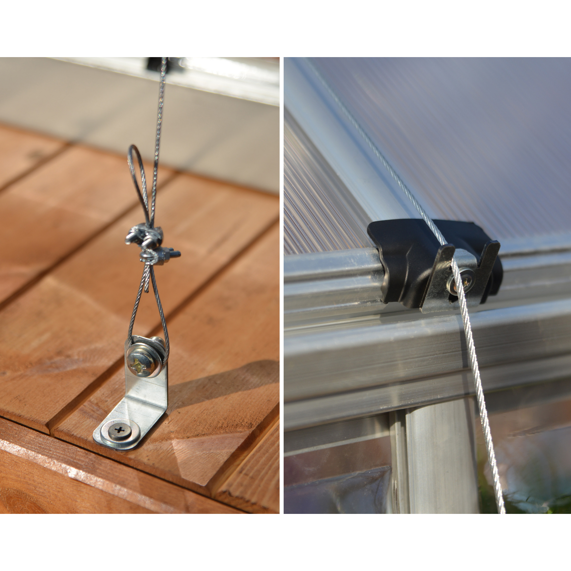 Verankerungsset für Gewächshaus