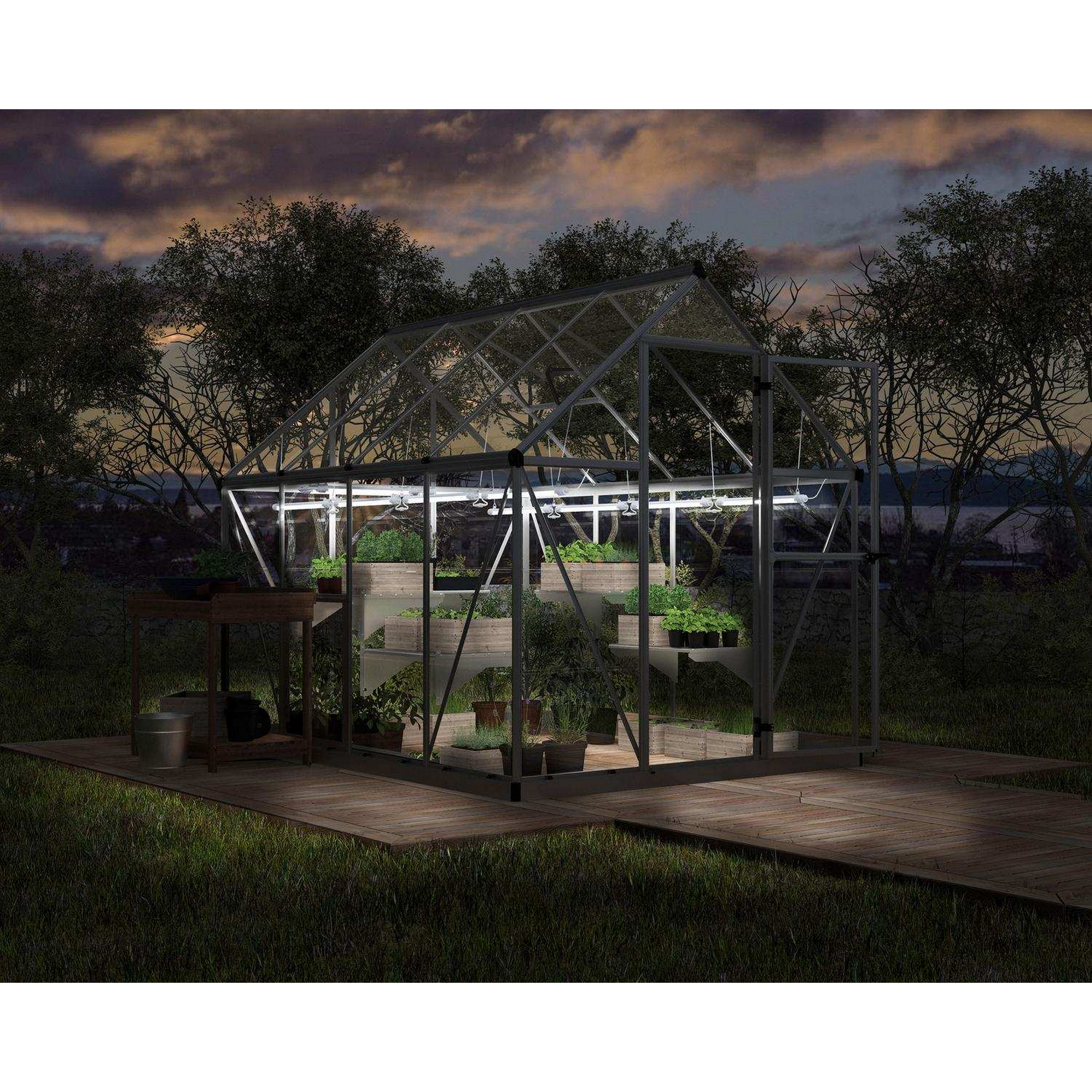 Vollspektrum LED-Wachstumslicht für Gewächshaus 20 W, 61 cm