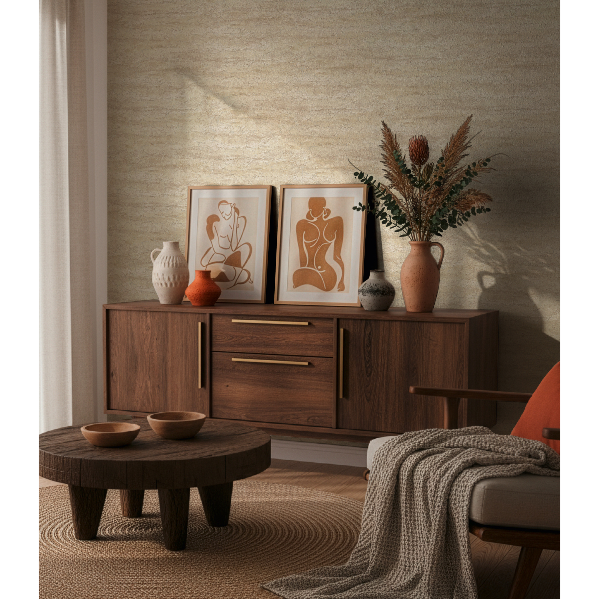 Vliestapete 'Metropolitan Stories Vibes & Styles' Stein beige 10,05 x 0,53 m