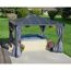 Vorhang-Set dunkelgrau für Pavillon Milano 3 x 4 m/Martinique 3,6 x 5 m