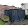 Vorhang-Set dunkelgrau für Pavillon Milano 3 x 4 m/Martinique 3,6 x 5 m