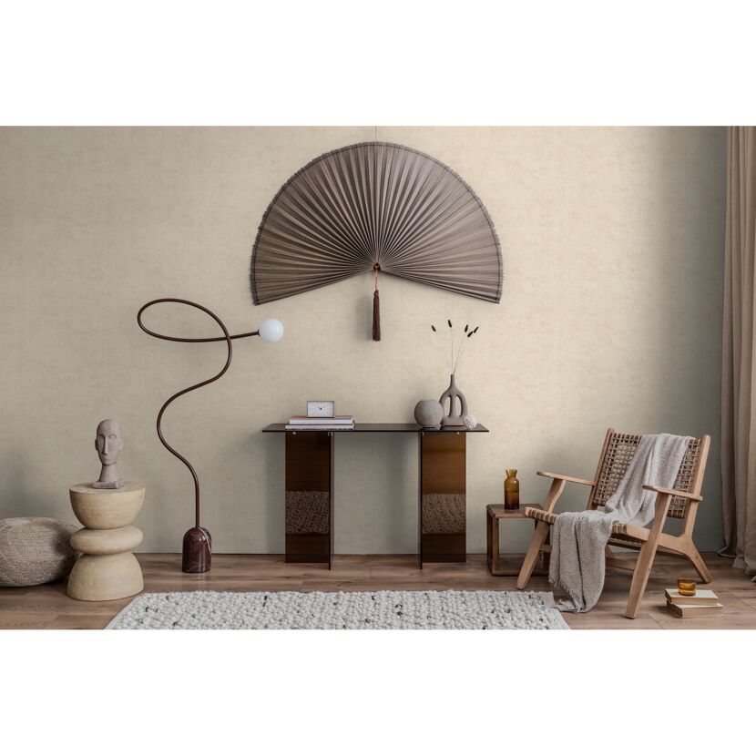 Vliestapete 'Pintwalls 3' Uni beige 10,05 x 0,53 m