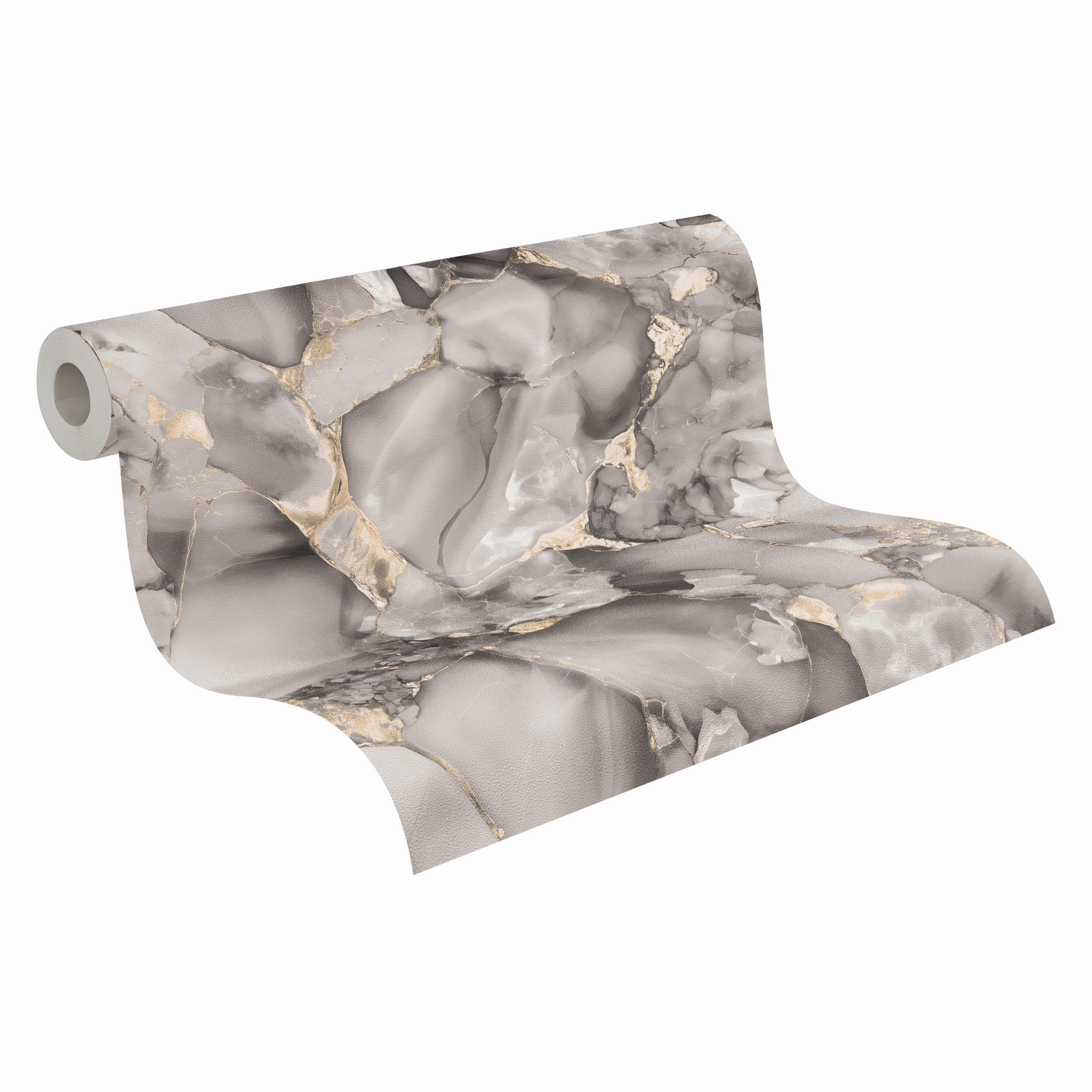 Vliestapete 'Pintwalls 3' Marmor grau 10,05 x 0,53 m