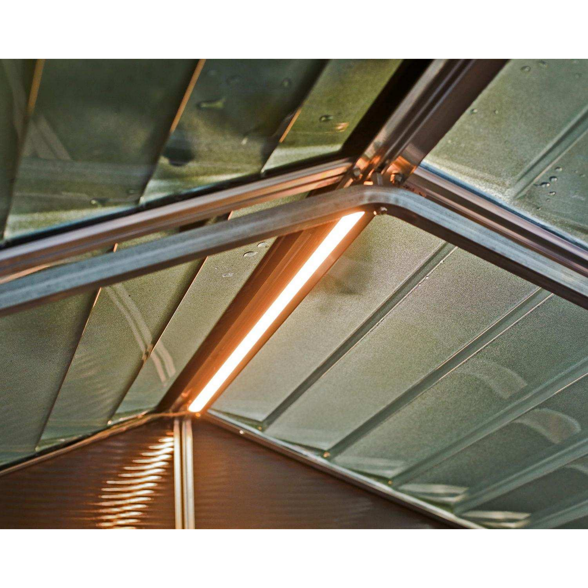 LED-Beleuchtungsset für Pavillon silber 67 cm