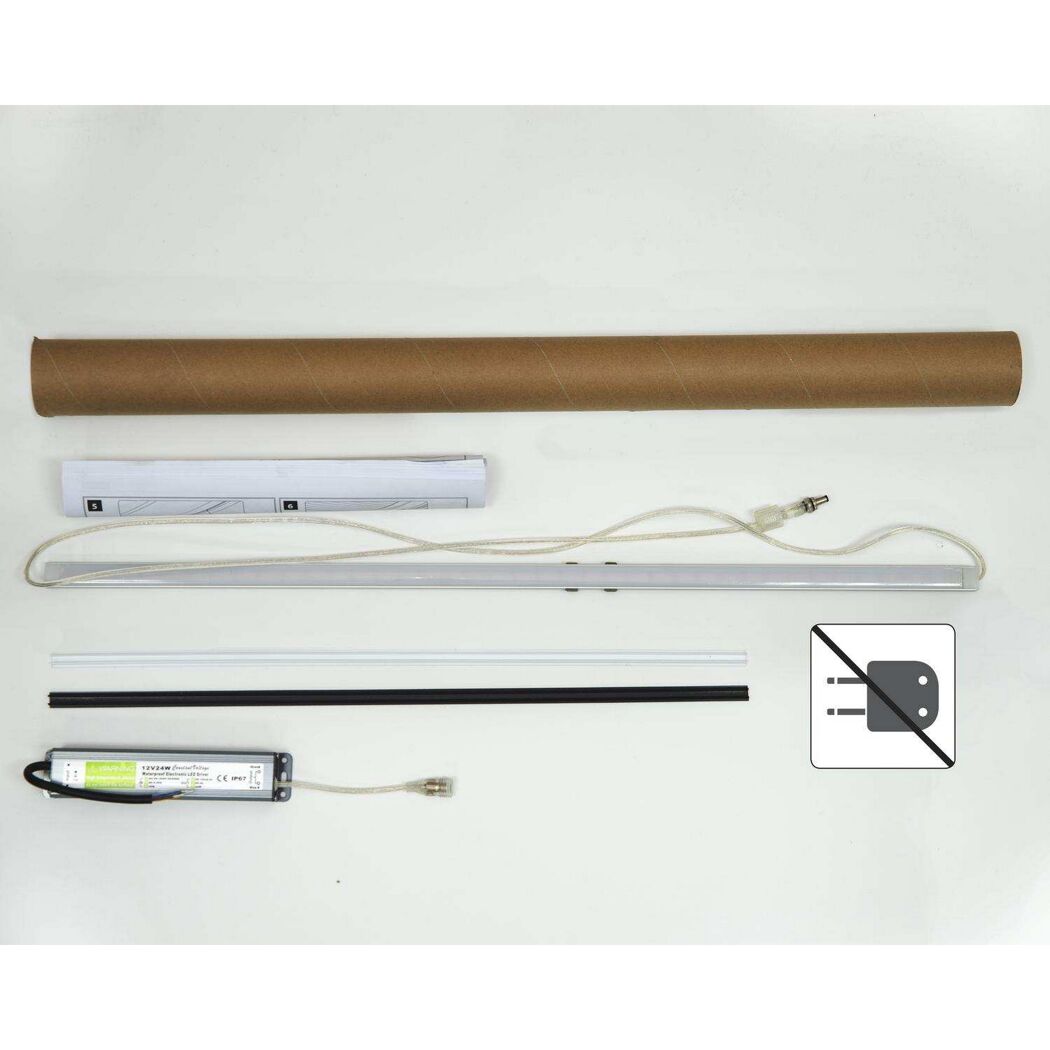 LED-Lichtleiste dimmbar 2000 lm neutralweiß 270 cm