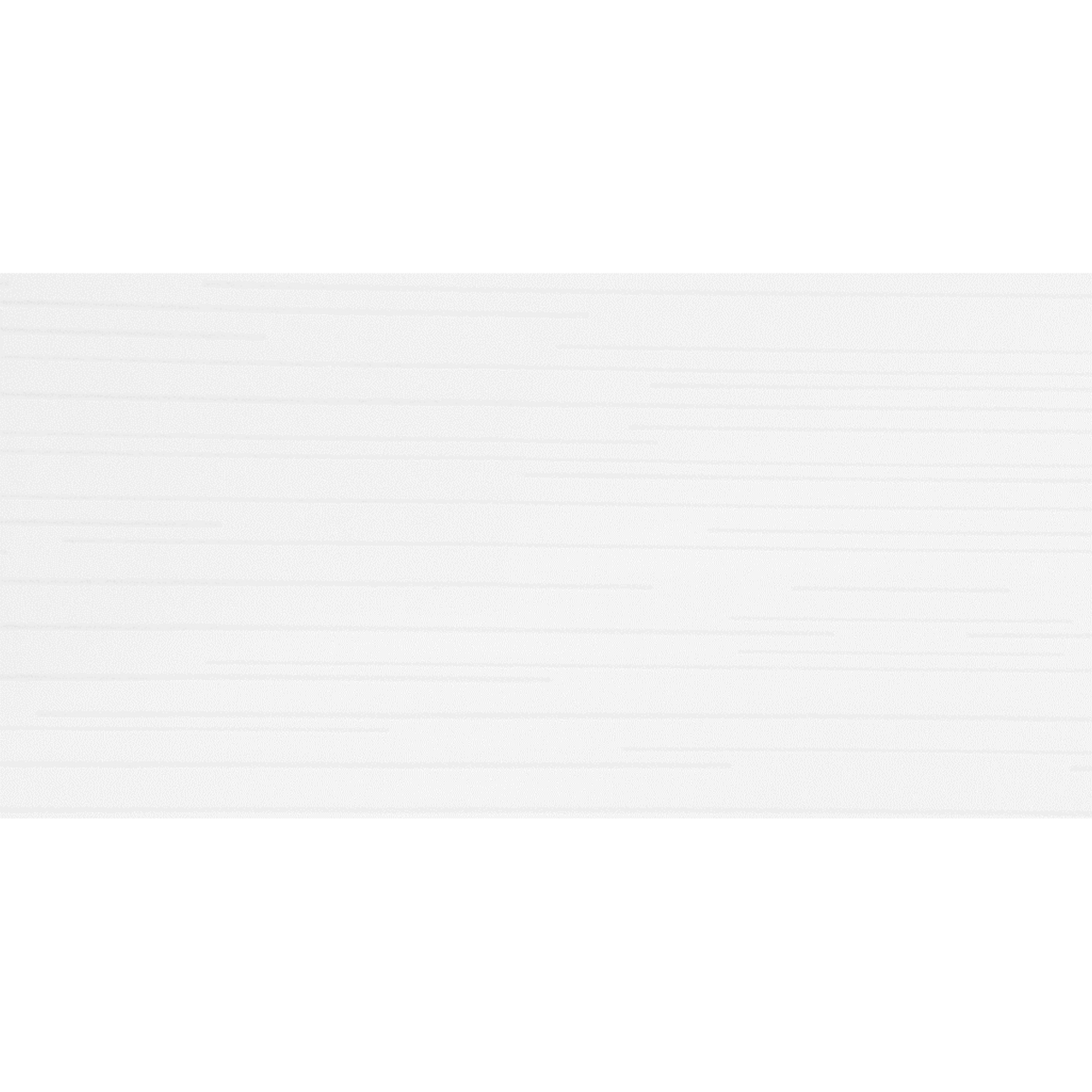 Wandfliese 'Smart Line' Steingut weiß matt 30 x 60 cm