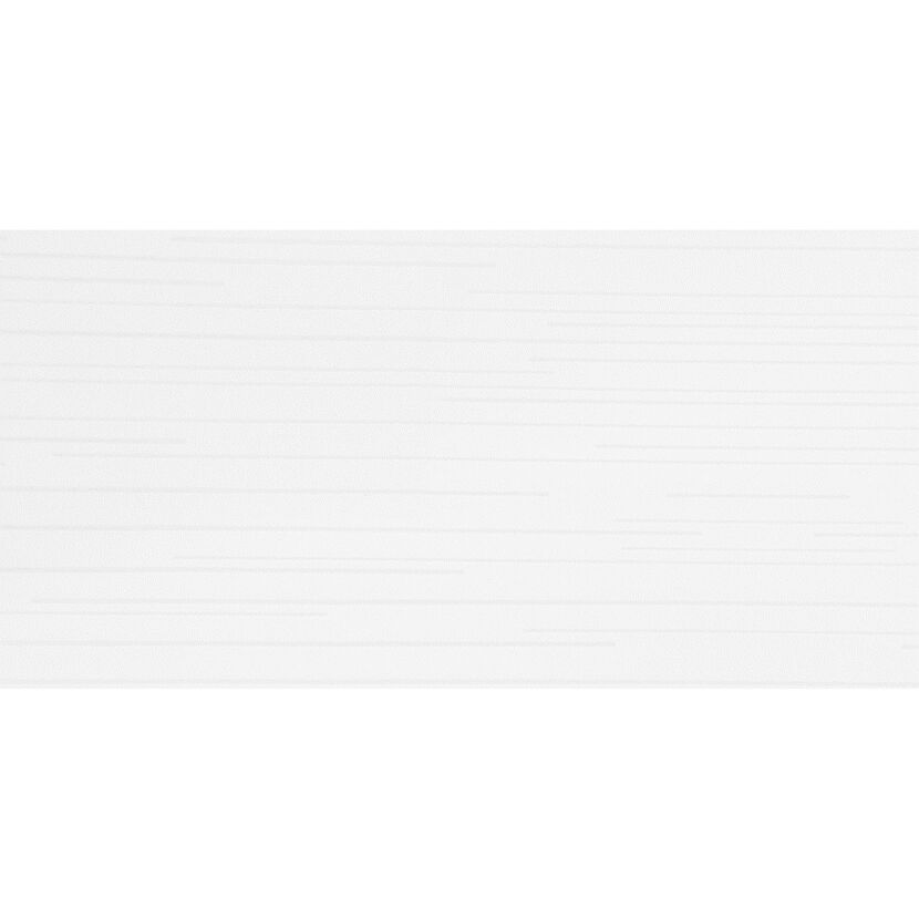 Wandfliese 'Smart Line' Steingut weiß matt 30 x 60 cm