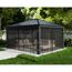 Insektenschutznetz dunkelgrau für Pavillon Dallas 4,9 x 4,2 m