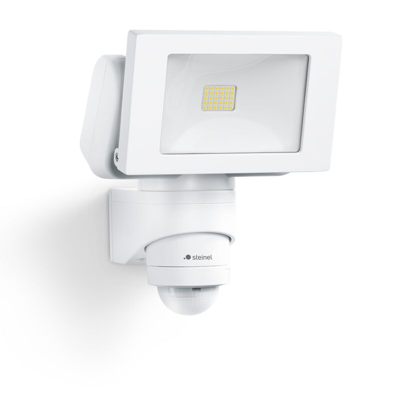 LED-Außenwandstrahler 'FL 1400' mit Bewegungssensor 14,7 W 1375 lm neutralweiß IP 44 15,5 x 17,6 x 21 cm