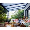 Sonnensegel für Terrassenüberdachung 'Stockholm' 325 x 64,5 cm 5 Stück