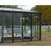 Doppel-Fliegengittertür anthrazit 137 x 205 cm für Wintergarten Sanremo