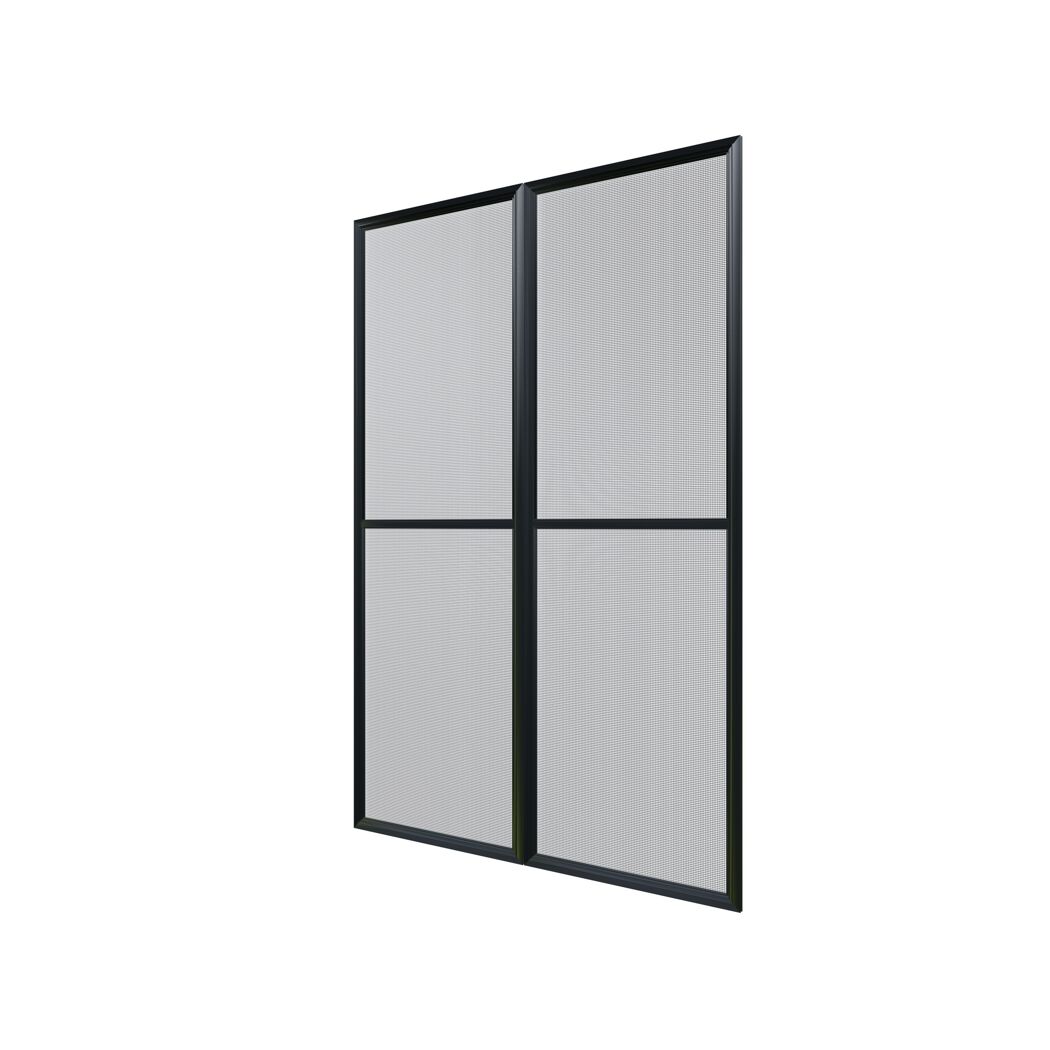 Doppel-Fliegengittertür anthrazit 137 x 205 cm für Wintergarten Sanremo