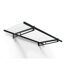 Vordach 'Bremen' anthrazit 93,5 x 205 cm Acrylglas klar