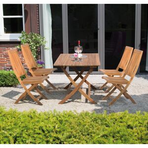 Klappstuhl 'Paleros' naturfarben 44,5 x 65 x 65 cm