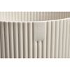 Übertopf 'Vibes Fold Rund Mini' Kunststoff weiß Ø 9 cm