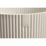 Übertopf 'Vibes Fold Rund Mini' Kunststoff weiß Ø 7 cm