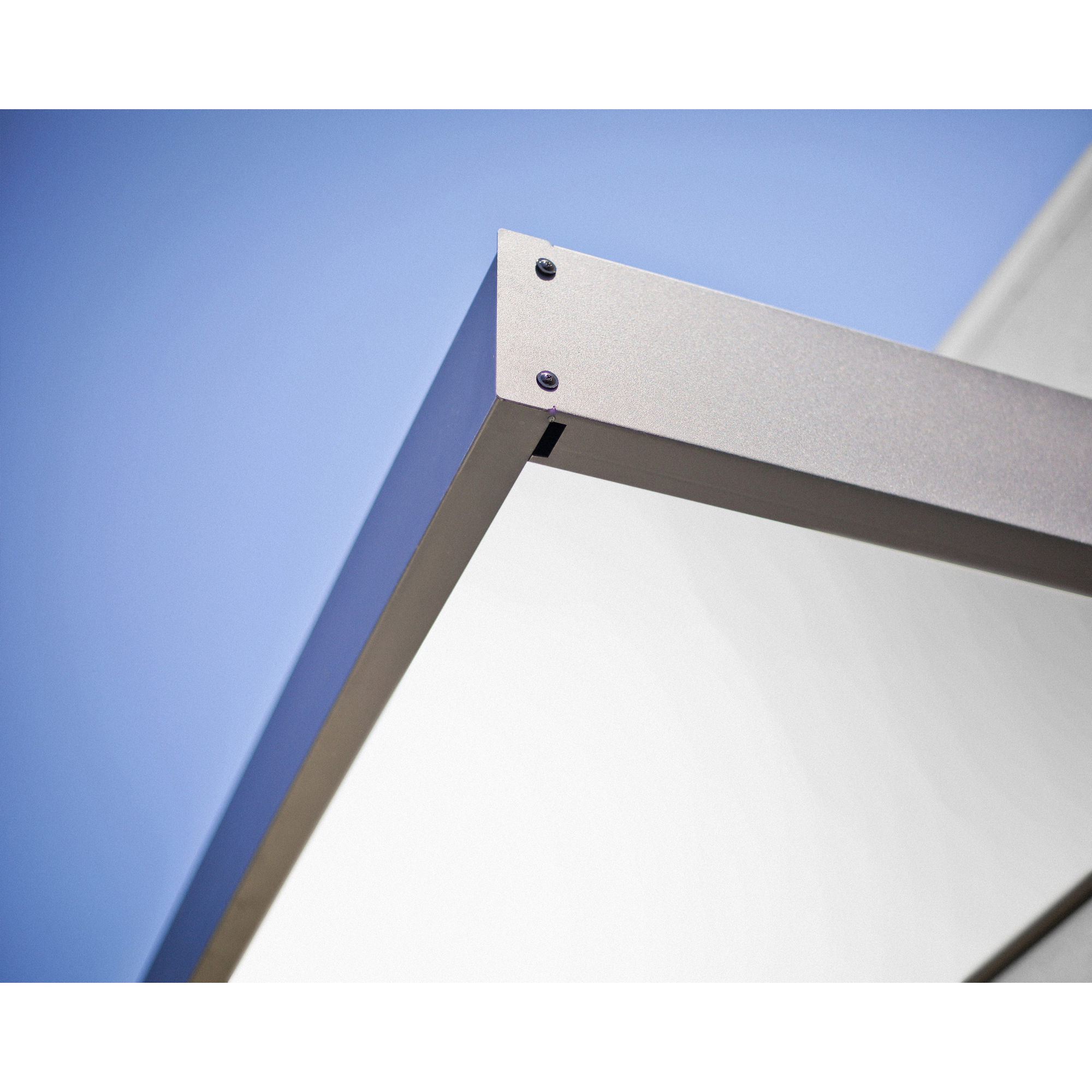 Vordach 'Sophia' anthrazit 95 x 215 cm Acrylglas opalweiß