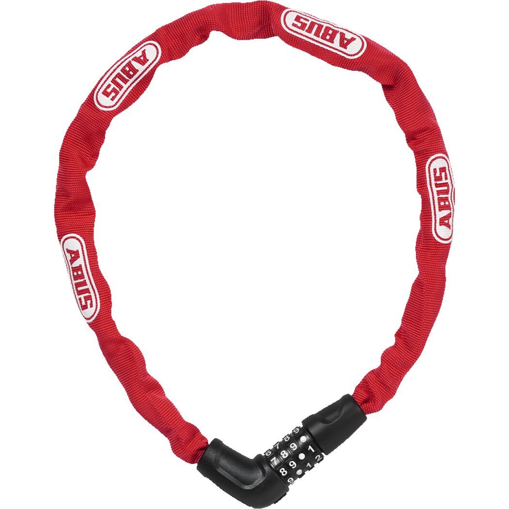 Kettenschloss 'Steel-O-Chain 5805C' rot  Ø 0,5 x 75 cm