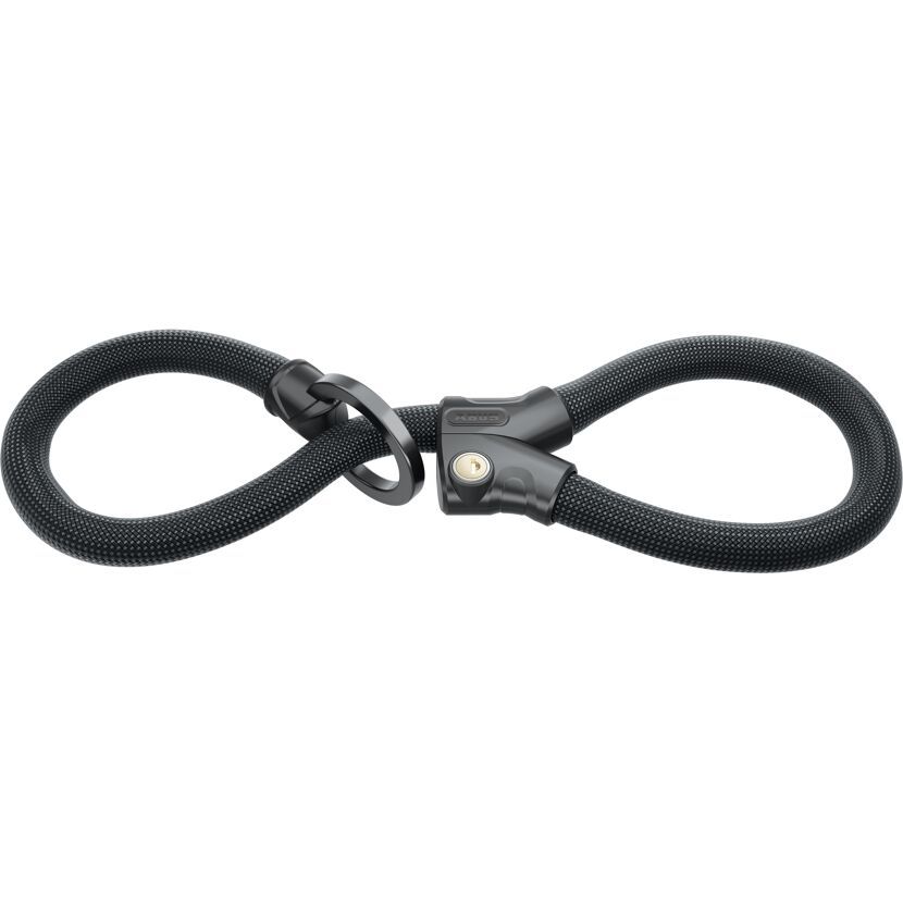 Kettenschloss 'Infinity Loop 1806/110' schwarz Ø 0,6 x 110 cm