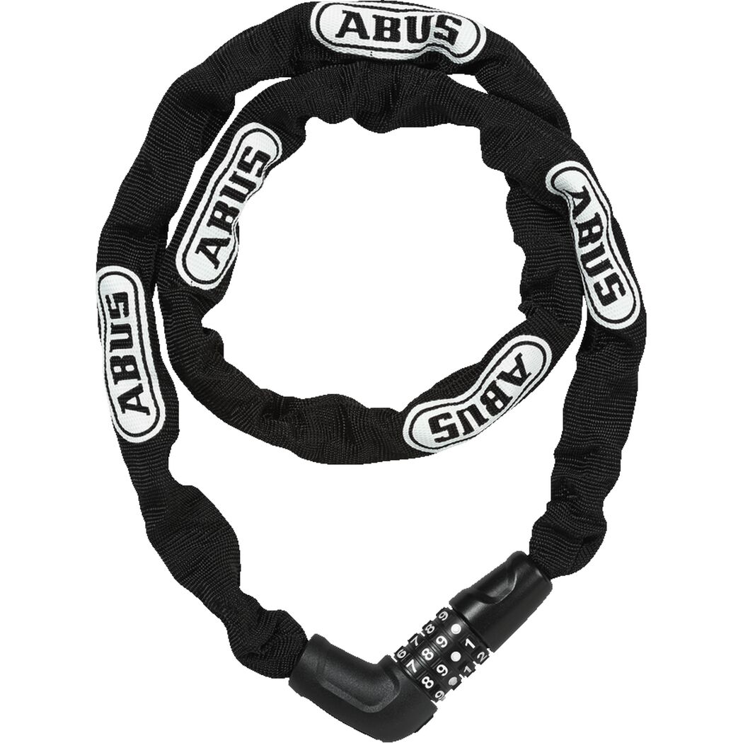 Kettenschloss 'Steel-O-Chain 5805C' schwarz Ø 0,5 x 110 cm