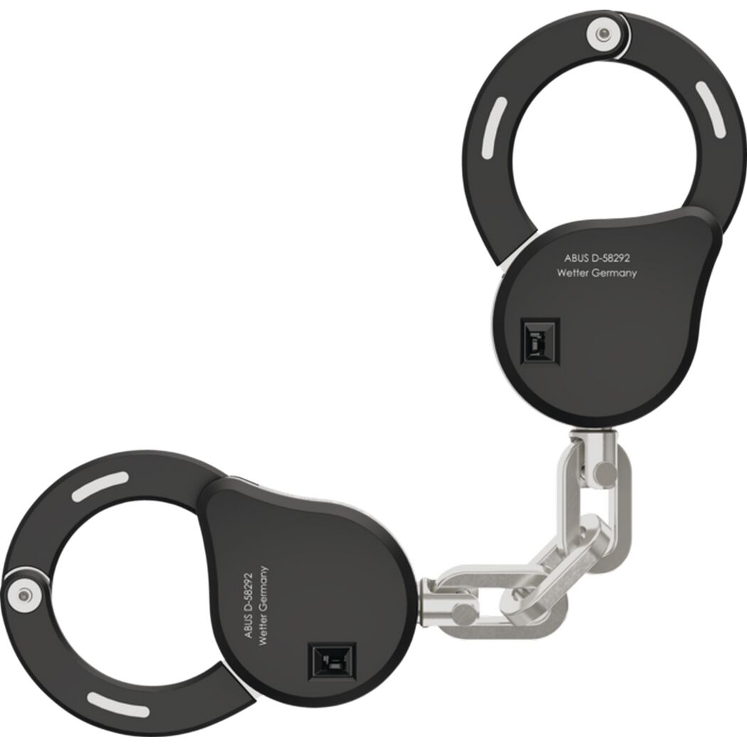 Kettenschloss 'Chain Claw 10' schwarz Ø 0,7 x 10 cm