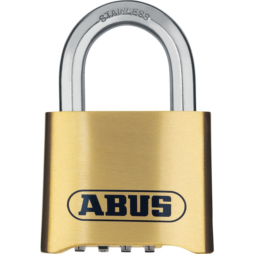 Zahlen-Vorhangschloss '180IB/50 Lock-Tag' Messing