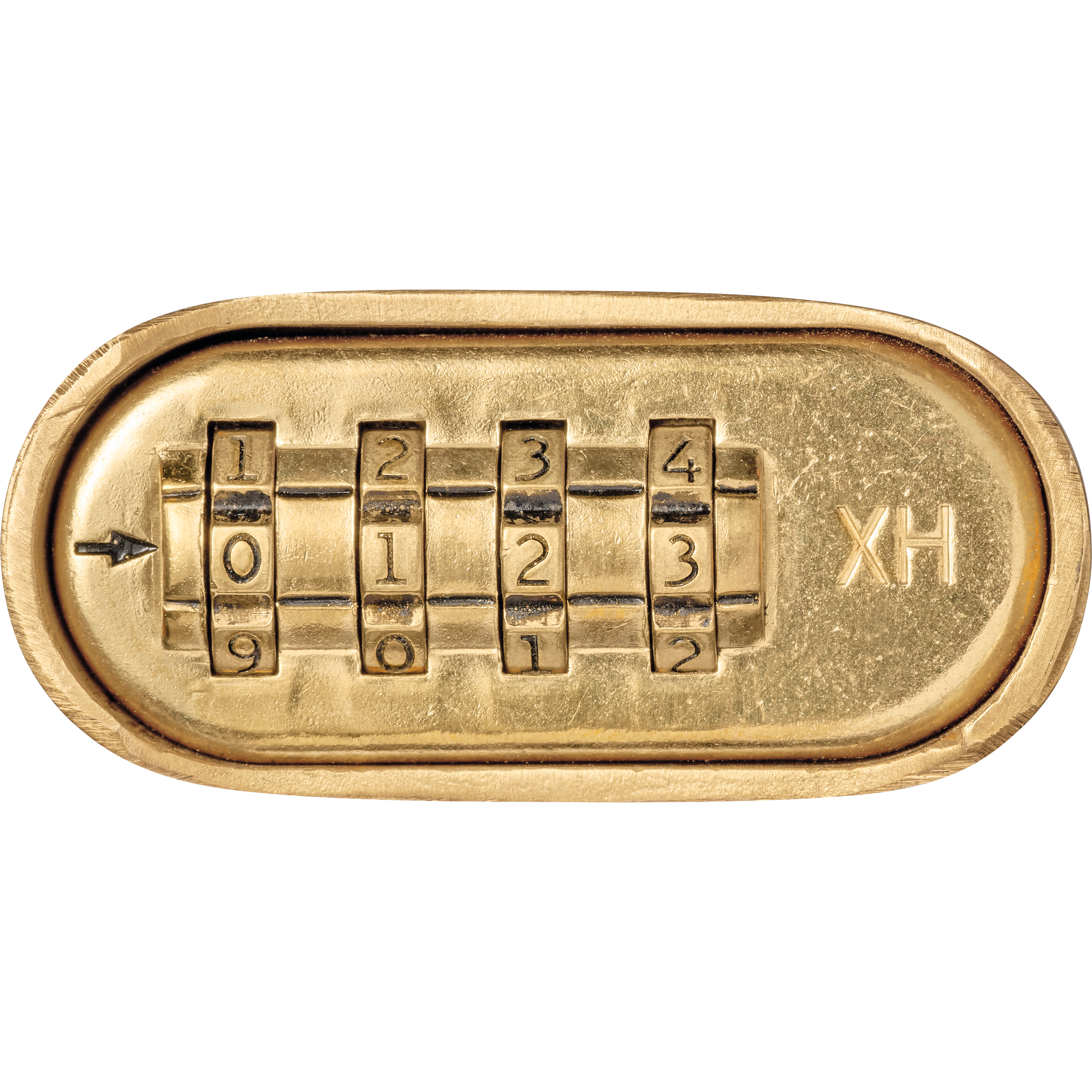 Zahlen-Vorhangschloss '180IB/50 Lock-Tag' Messing