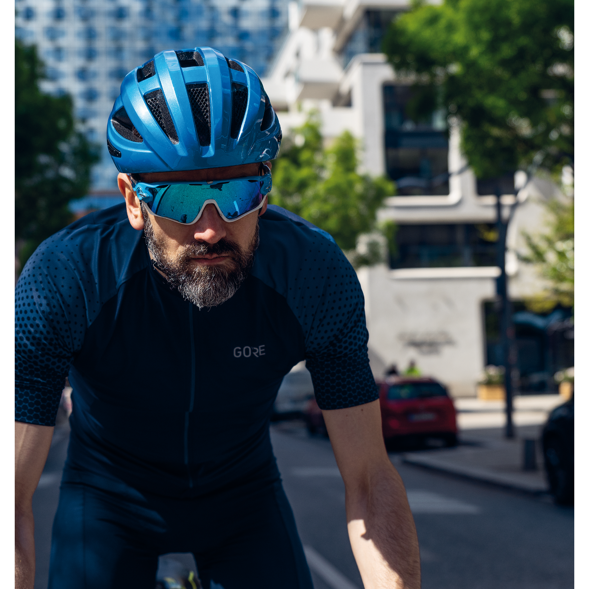 Fahrradhelm 'Macator' schwarz L