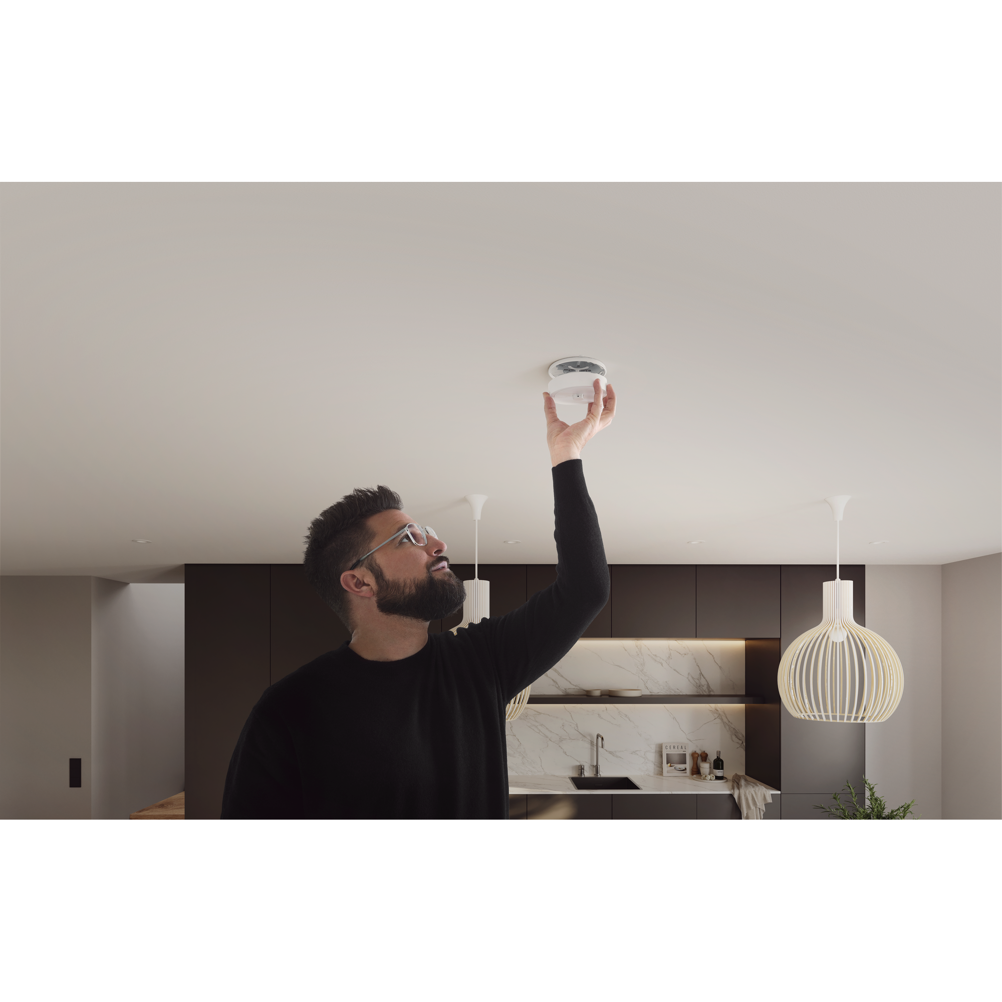 Hitzewarnmelder 'Prevaro™ 10 HA1100' weiß Ø 11 cm