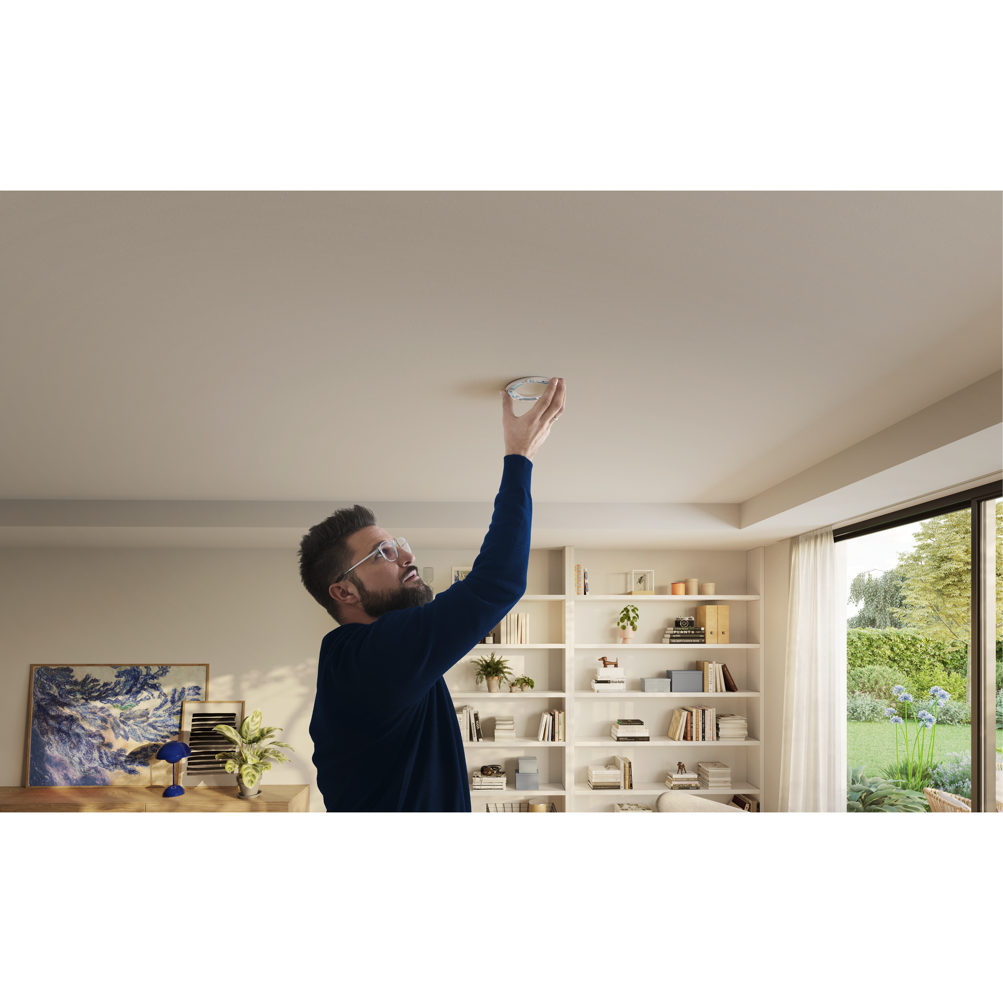 Rauchwarnmelder 'Prefira™ Slim SA2100' weiß Ø 11 cm