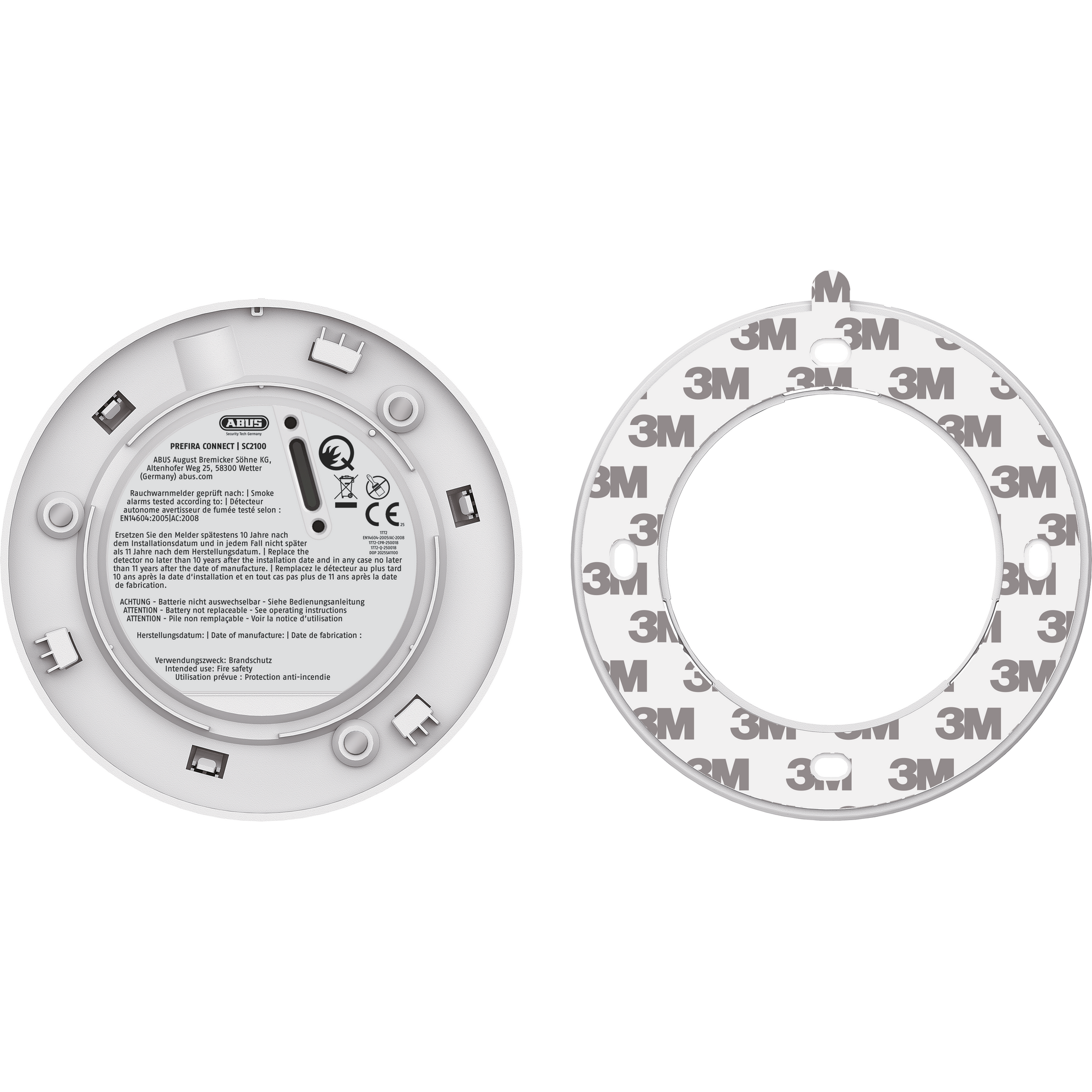 Rauchwarnmelder 'Prefira™ Connect SC2100' weiß Ø 11 cm