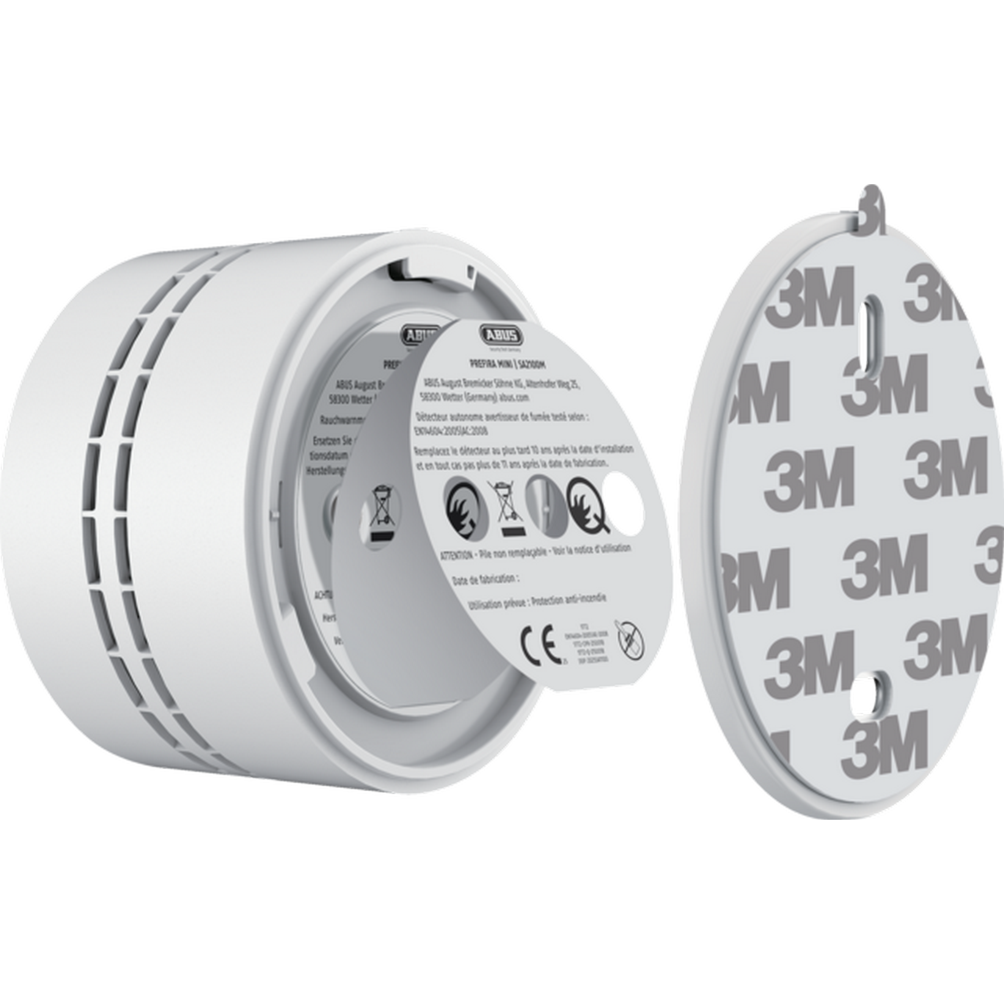 Mini-Rauchwarnmelder 'Prefira™ SA2100M' weiß Ø 7 cm