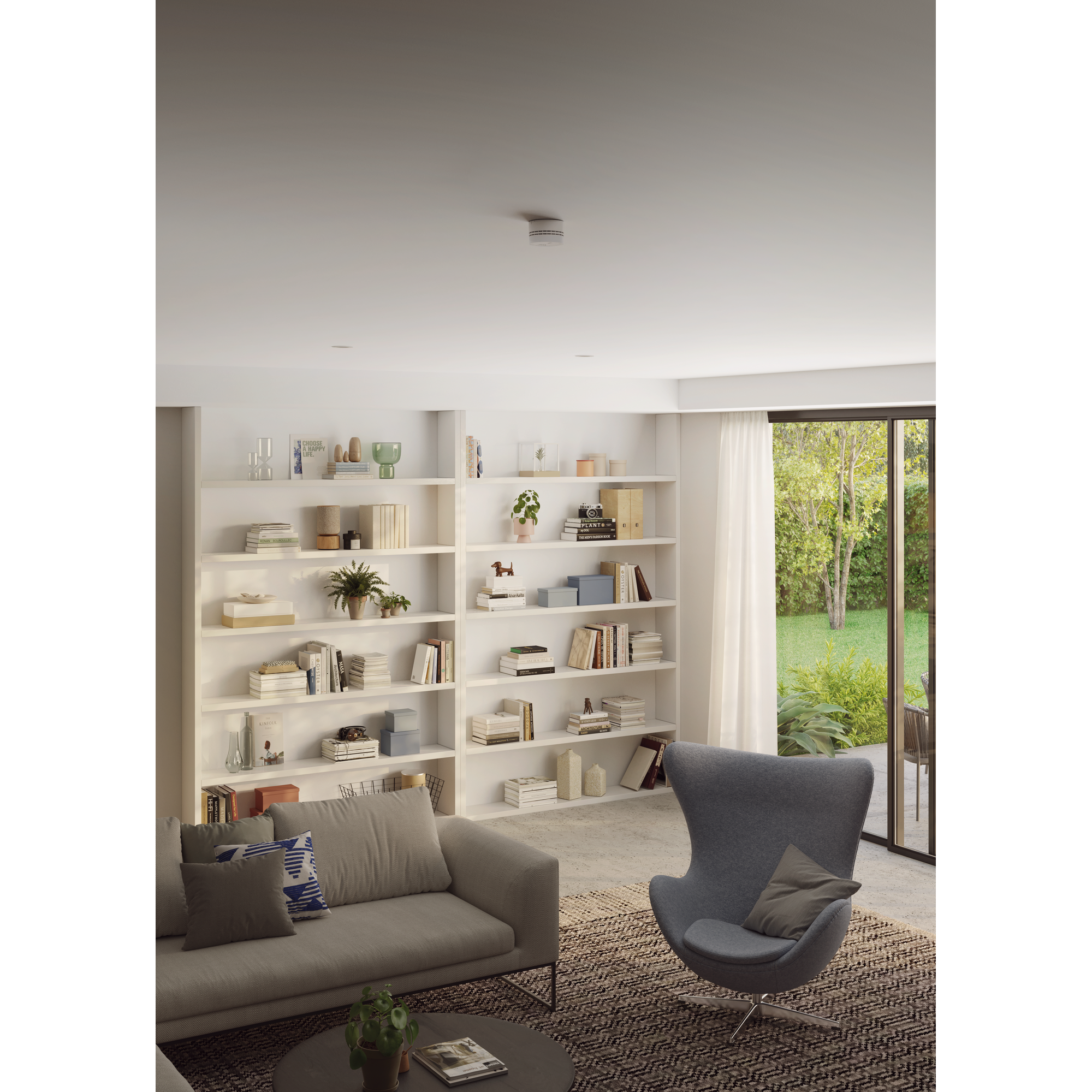 Mini-Rauchwarnmelder 'Prefira™ SA2100M' weiß Ø 7 cm