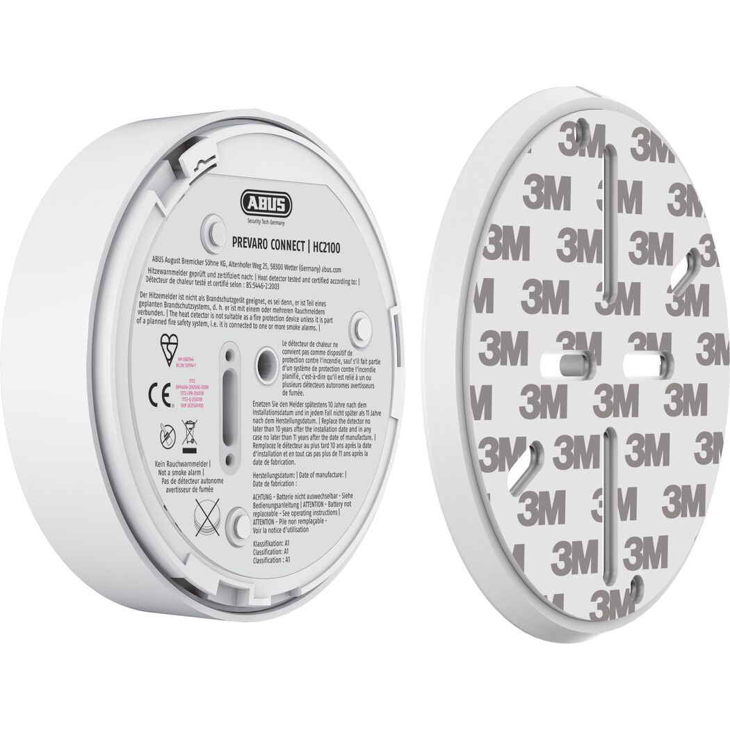 Hitzewarnmelder 'Prevaro™ Connect HC2100' weiß Ø 11 cm