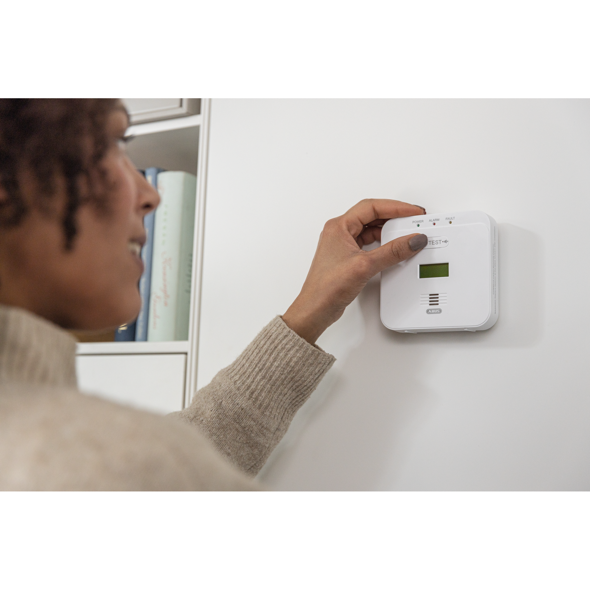 CO-Warnmelder 'COWM510' weiß 11 x 11 x 3 cm