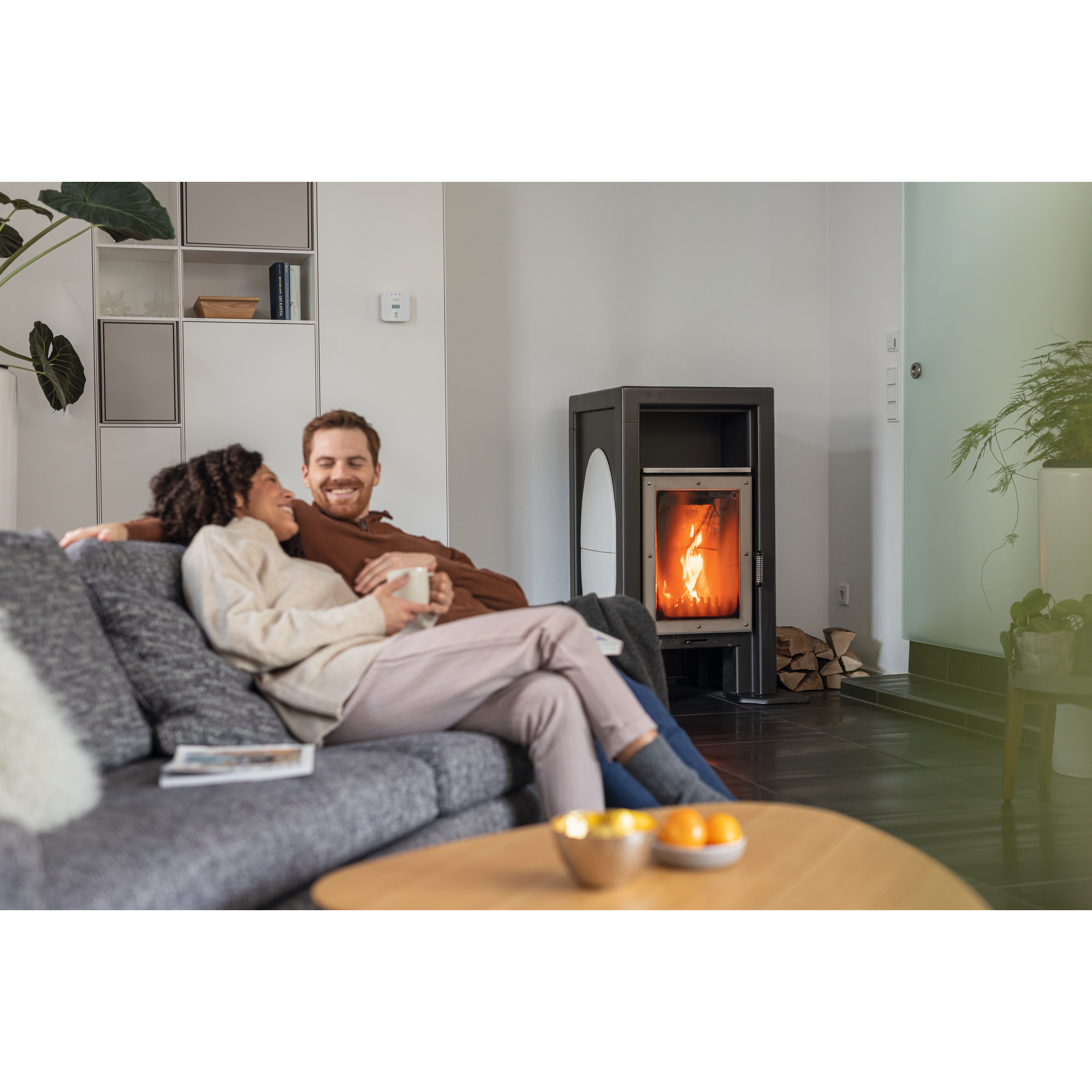 CO-Warnmelder 'COWM510' weiß 11 x 11 x 3 cm