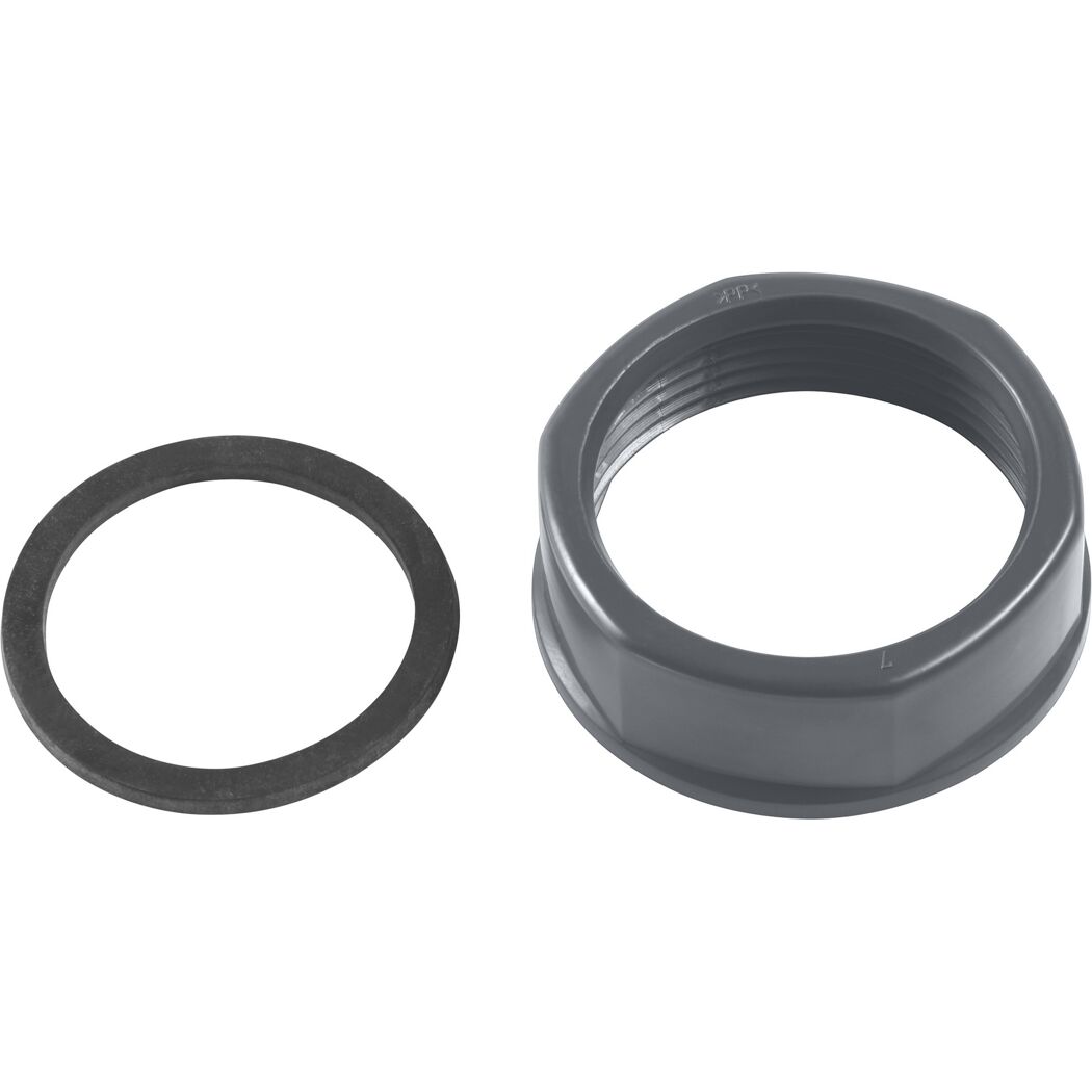 Überwurfmutter Kunststoff 1 1/2"
